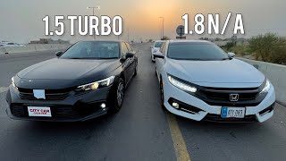 NEW Civic 2022 vs Civic 18  ORIEL DRAG RACE [upl. by Sion497]