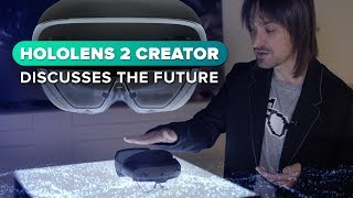 HoloLens 2 creator discusses augmented realitys future [upl. by Aerdnahc]