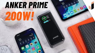 Anker Prime 200W  Super Fast Everyday Power Bank [upl. by Gombach]