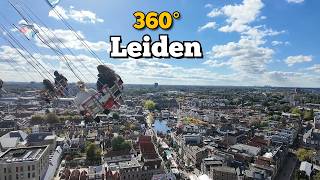 quotBreathtaking 360° City View of Leiden from a High Swingquot [upl. by Ylas]