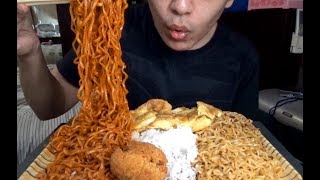 ASMR Eating Sound  Lets Eat Samyang amp Suksess Noodles [upl. by Ninnahc]