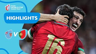 Portugal make HISTORY in Fiji cliffhanger  Fiji v Portugal  Rugby World Cup 2023 Highlights [upl. by Candy]