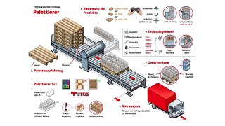 Palettierer  Funktionsprinzip  SEWEURODRIVE [upl. by Lenoj811]