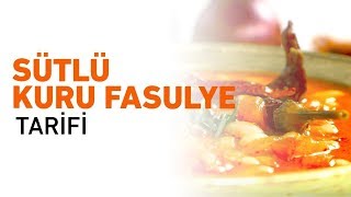 Güveçte Sütlü Kuru Fasulye Tarifi  Sütlü Kuru Fasulye Nasıl Yapılır [upl. by Burrow]