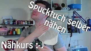 SPUCKTUCH SELBER NÄHEN  DIY  Anleitung für Anfänger  Tutorial [upl. by Mosley]