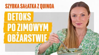 DETOKSYKUJĄCA SAŁATKA z quinoa do pracy [upl. by Nylarat]