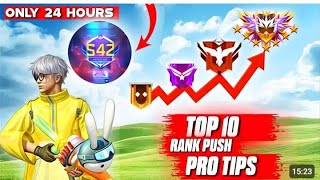 100 working ✅  Solo rank push tips and tricks  Win every br rank  How to push rank in free fire [upl. by Jerry831]