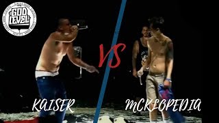 MCKLOPEDIA VS KAISER  Semifinal  GodLevel 2017 Chile 2017  Enero 07  God Level [upl. by Rizas]