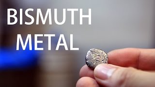 How to Extract Bismuth Metal from PeptoBismol Tablets [upl. by Yennej]