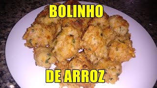 COMO FAZER BOLINHO DE ARROZ FRITO SIMPLES [upl. by Dlabihcra273]