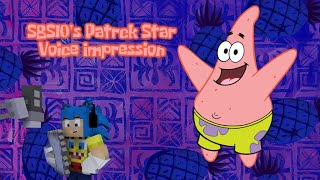 SBS10s Patrick Star Voice Impression [upl. by Sikleb]