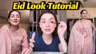 Hania Amir Eid Makeup Tutorial  Hania Amir Eid Look amp Eid Dress  Hania Amir Eid Vlog [upl. by Kendal]