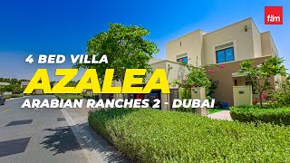 Luxurious 4 Bed Villa in Azalea Arabian Ranches 2  Dubai [upl. by Cozza]