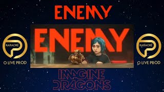 Enemy  Imagine Dragons  Karaoké sans voix avec voix guide [upl. by Swithin]