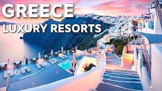 TOP 10 BEACHFRONT HOTELS amp RESORTS GREEK ISLANDS [upl. by Mala378]