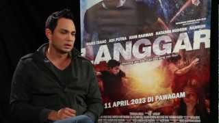 Special Interview Hans Isaac  LANGGAR In Cinemas 11 APRIL 2013 [upl. by Hatcher686]