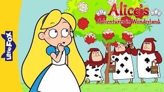 Alices Adventures Ch 1517  The Queens Roses amp A Royal Croquet  Childrens Classics [upl. by Berstine47]