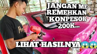 CAT MOBIL PAKE KONPERESOR 200 RIBU TIPE NLG TUTORIAL CAT MOBIL [upl. by Norabel]