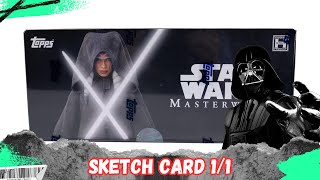 STAR WARS MASTERWORK  SKETCH CARD 11  Cest trop [upl. by Saerdna662]