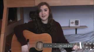 Adele Hometown Glory Guitar Cover Amy Clarke [upl. by Dorahs]