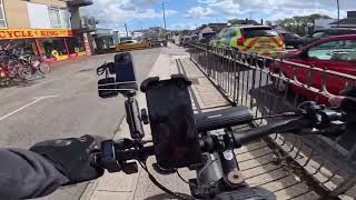 EBIKE RIDE ON THE BAFANG BBSHD MID DRIVE WHILE USING THE INSTA 360 X3 AND ACE PRO [upl. by Boj]