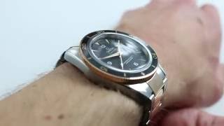 Omega Seamaster 300 Master CoAxial Ceragold Luxury Watch Review [upl. by Aziram]