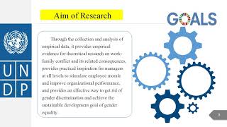 SDG Research Proposal Workfamily conflict gender roles and job satisfaction [upl. by Ynohtnacram]