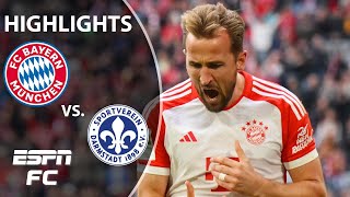 🚨 ABSOLUTE MADNESS 🚨 Bayern Munich DEMOLISHES Darmstadt 80  Bundesliga Highlights  ESPN FC [upl. by Yurik]