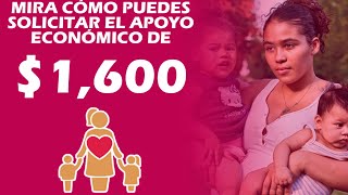 Apoyo a madres solteras 2022 Mira cómo puedes solicitar el apoyo económico de mil 600 pesos [upl. by Jessalyn]