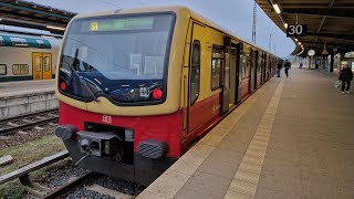 SBahn Berlin  Mitfahrt in der S1 von Berlin Waidmannslust bis Oranienburg in der BR 481 Mod 2111 [upl. by Smail882]