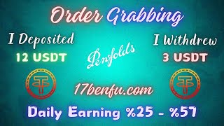 New USDT Earning Website Best Order Grabbing Site ordergrabbing usdtearningplatform 17benfu [upl. by Enilekcaj]