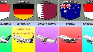 National Airlines From Different Countries [upl. by Bodkin]