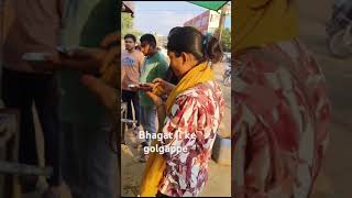 Kis kis ne khaye hai Bhagat ji ke golgappe🥹🥹🥹youtubeshorts [upl. by Touber460]