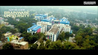 Aerial View of Brainware University Campus [upl. by Melesa]