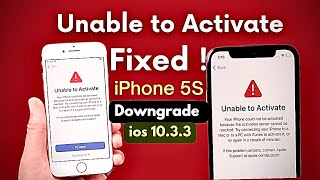 iphone 5S Unable To Activate Problem Fix New Solution iphone 5S 1033 Downgrade [upl. by Anihcak]