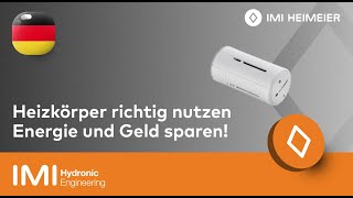 Thermostatkopf Halo von IMI Heimeier  Richtig nutzen und Energie sparen [upl. by Atinahs]