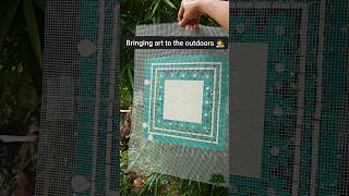 Looking for an easier way to create stunning mosaics for your walls shorts ytshorts kalaekhaas [upl. by Sherrill753]