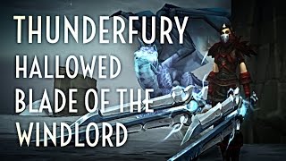 WoW Guide  Outlaw Rogue Hidden Artifact Appearance  Thunderfury Hallowed Blade of the Windlord [upl. by Ettenom493]