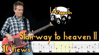 Led Zeppelin  Stairway To Heaven Bass Tabs amp Notation By Chamis Bass [upl. by Aicineohp992]