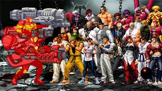 Iron Man Vs Super The King Of Fighters Team Mugen [upl. by Ellerrehs]