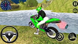 Drive Motorcycle For Offroading  Uphill Offroad Motorbike Rider 🛵🟢 Gameplay 229 √ Flash Simulator [upl. by Rider]