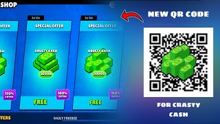 🤯I SCANNЕD THE NEW QR CODE🫢🤫AND GOT UNLIMITED CRASTY CASH🦀💸Brawl starsconcept [upl. by Tris409]