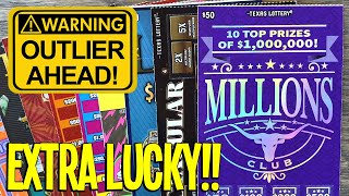 EXTRA LUCKY OUTLIER  Playing 240 TEXAS LOTTERY Scratch Offs [upl. by Murvyn]