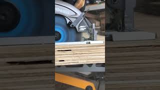 3 Layers of Plywood are SLAYED with the 725quot 24T Blade [upl. by Tedie265]