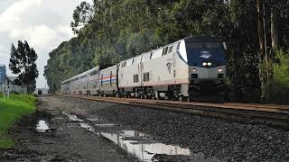 Amtraks California Zephyr Accelerating Through Berkeley [upl. by Hardin]