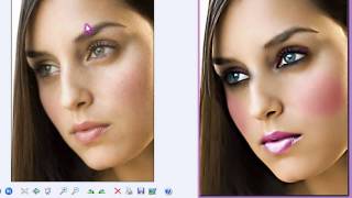 Aplicar blushgloss  maquiagem digital [upl. by Ahto]