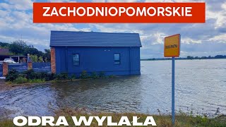 Zachodniopomorskie  Odra wylała  sytuacja powodziowa w Bielinku [upl. by Niles569]