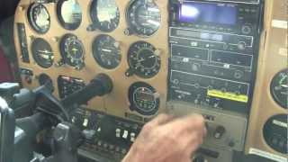 Cessna C182 approach and landing at Jindabyne Snowy Mountains Australia [upl. by Ieluuk]