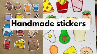 Handmade cute stickers  stickers ideas  stickers [upl. by Nawat]