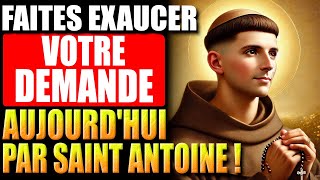 🛑DEMANDEZ UN MIRACLE À SAINT ANTOINE ET RECEVEZLE AUJOURDHUI PRIÈRE PUISSANTE QUI NE MANQUE JAMAIS [upl. by Eilrahc]